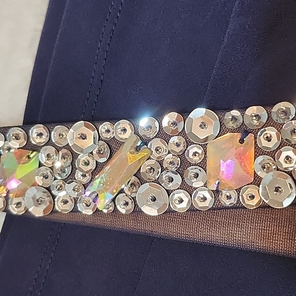 Deb - Juniors Size Small - Blue Formal Short Dress - Picture 4 of 5